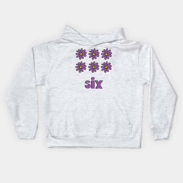 This is the NUMBER 6 Kids Hoodie by Embracing-Motherhood